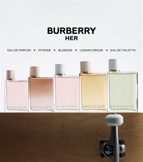 burberry perfume azul|burberry her eau de toilette.